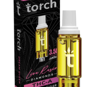 Torch 3.5g THC Live Resin Diamonds Cartridge