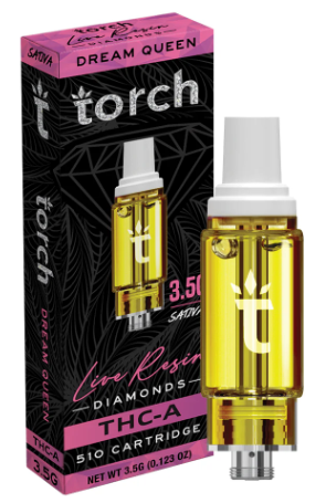 Torch 3.5g THC Live Resin Diamonds Cartridge | Blueberry Haze