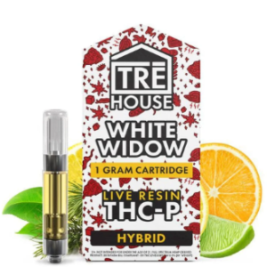 TRĒ House 1g Live Resin THC Cartridge | White Widow